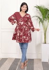 Tew Cotton Printed Short Top Wholesale Market In Surat With Price